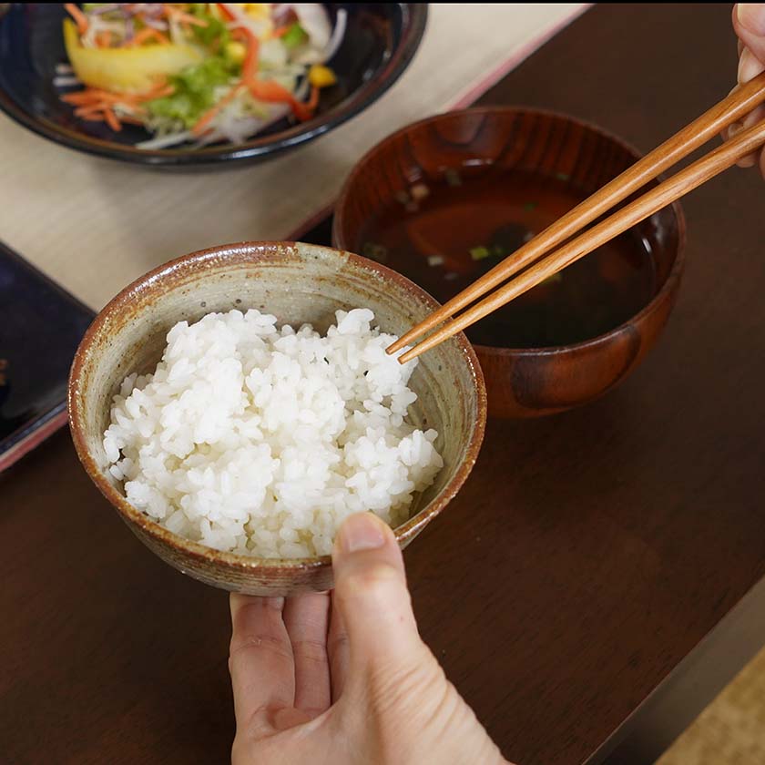【大谷焼】佳実窯 茶碗 (小) 刷毛目 - Image 7