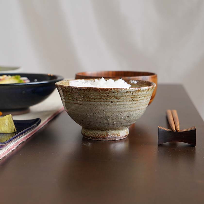 【大谷焼】佳実窯 茶碗 (小) 刷毛目 - Image 8