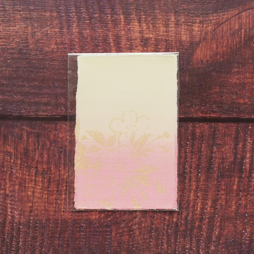 【はがき】桜 金雲母 桃地 (3枚)｜唐紙 - Image 6