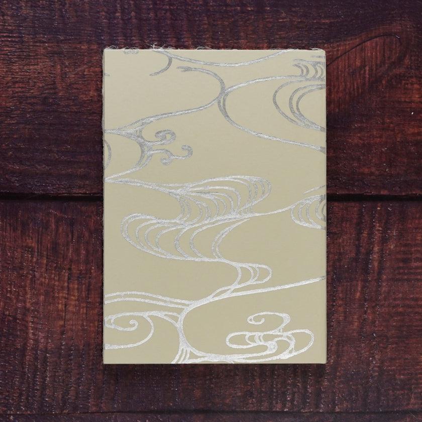 【御朱印帳】和綴じ 純銀箔押し｜唐紙 - Image 6