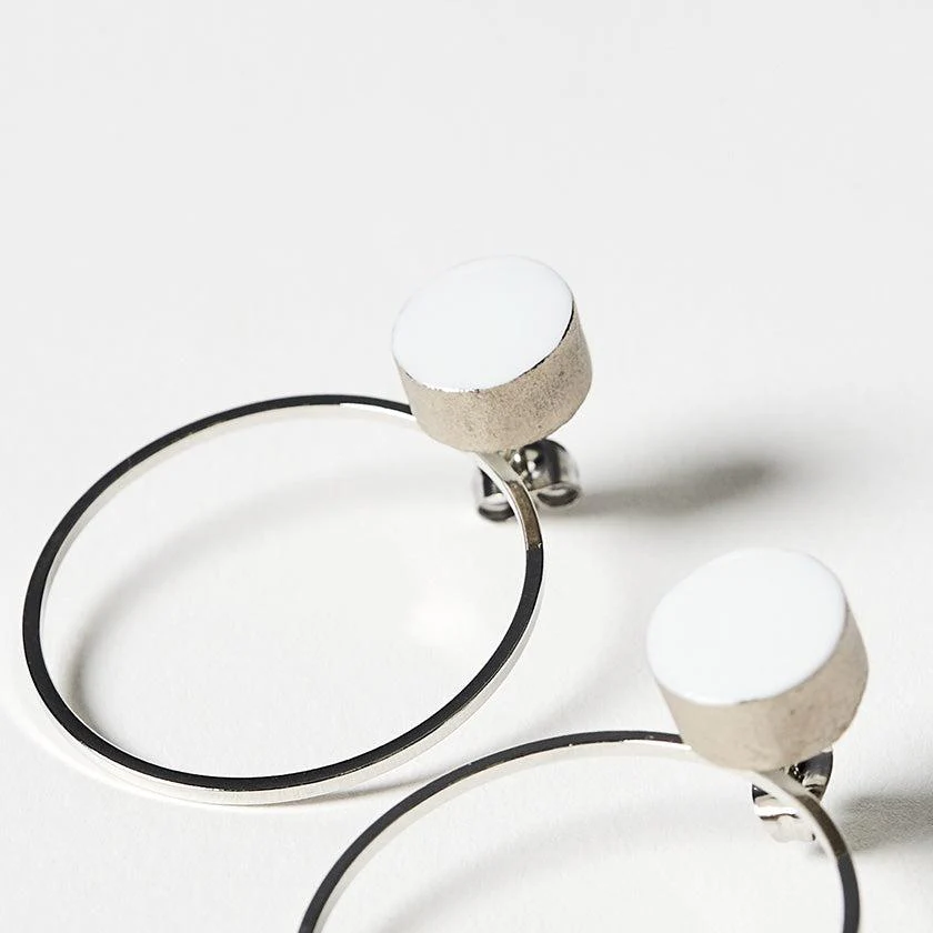【ピアス】白磁シルバー | 有田焼 | 6.kiln - Image 10