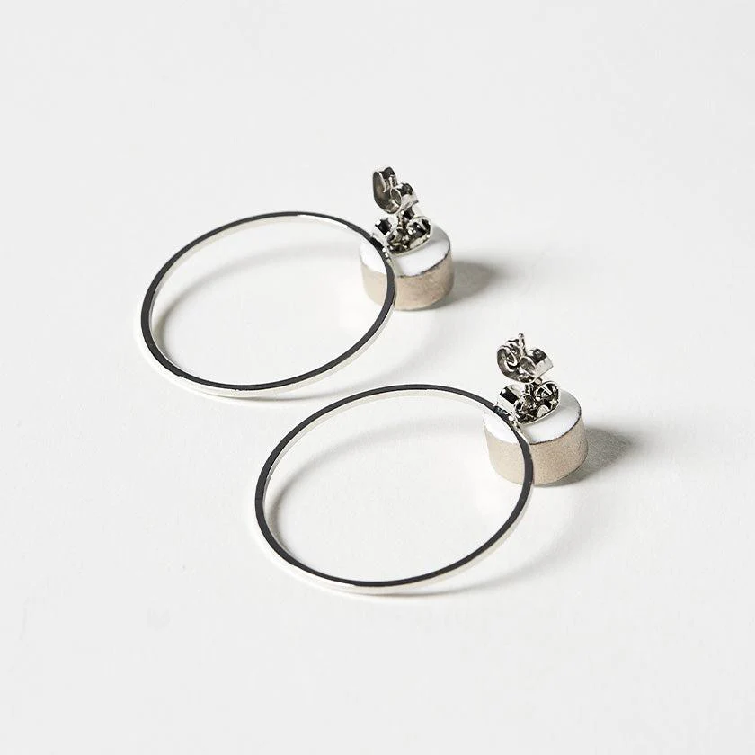 【ピアス】白磁シルバー | 有田焼 | 6.kiln - Image 11
