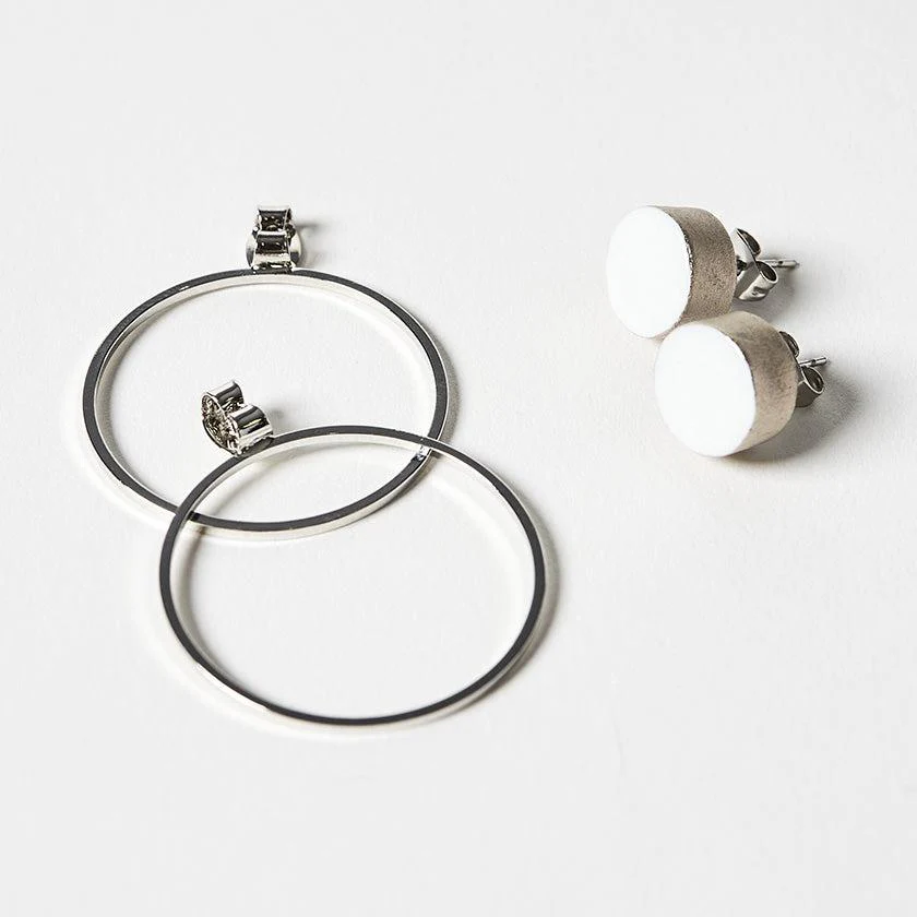 【ピアス】白磁シルバー | 有田焼 | 6.kiln - Image 12