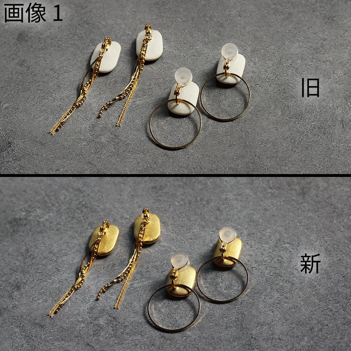 【イヤリング】白磁スクエア (S) | 有田焼 | 6.kiln - Image 6