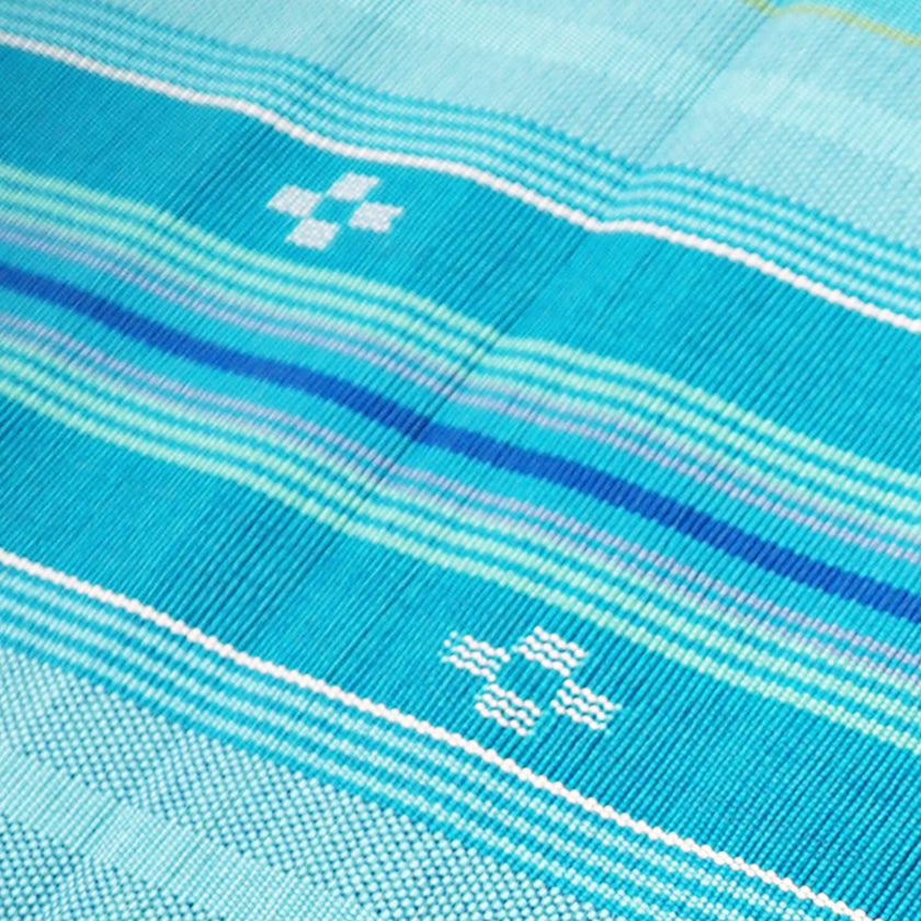 【テーブルセンター】 ニライカナイ (青) 中 | 八重山みんさー織り |あざみ屋 - Image 4