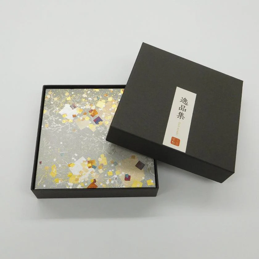 【アートパネル】秋 秋草・茶 (S) | 金銀砂子細工 | 逸品集（菊池襖紙工場） - Image 9