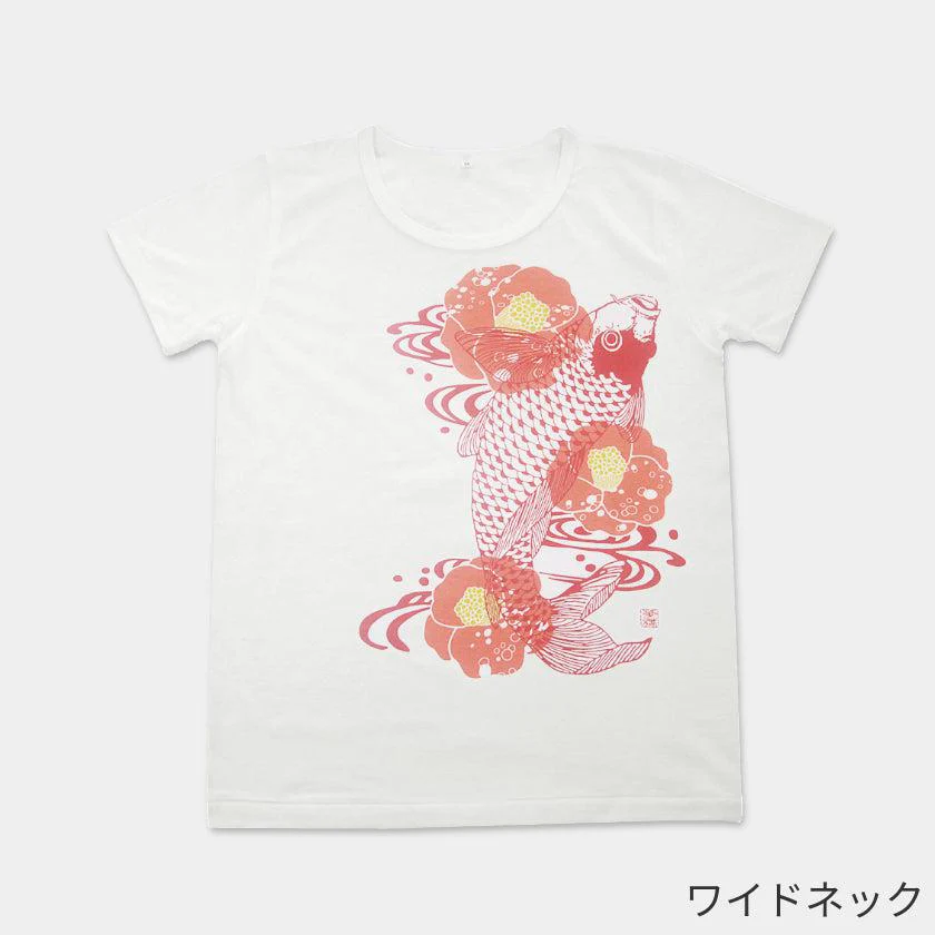 【Tシャツ】花椿 | シルクスクリーンプリント - Image 3