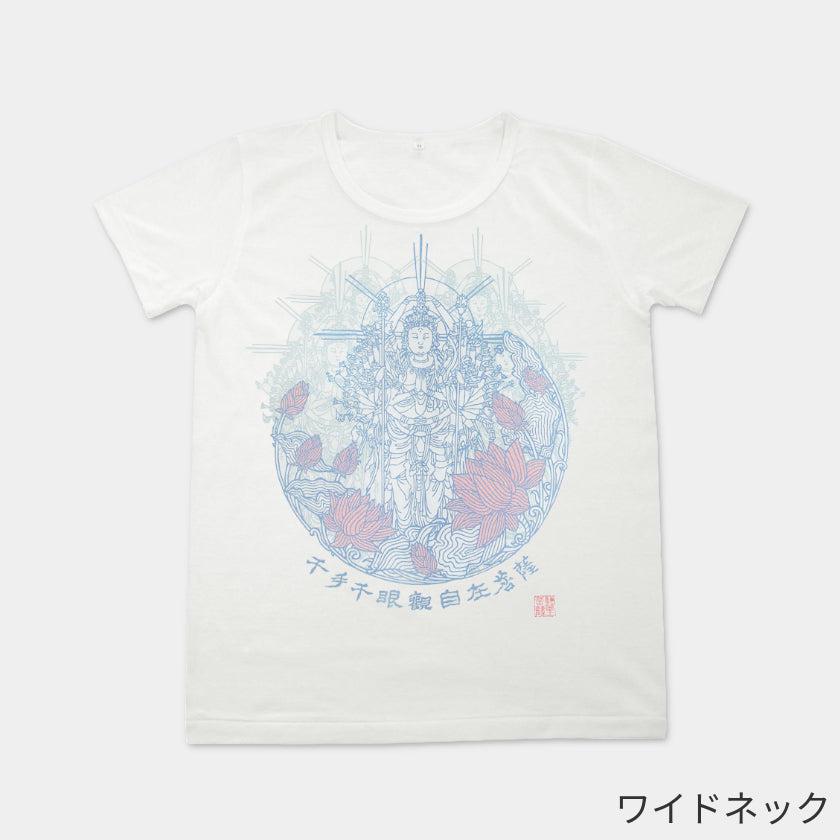 【Tシャツ】千手観音 | シルクスクリーンプリント - Image 3
