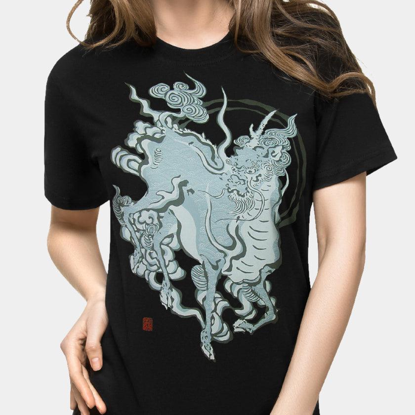 【Tシャツ】麒麟 | シルクスクリーンプリント - Image 3