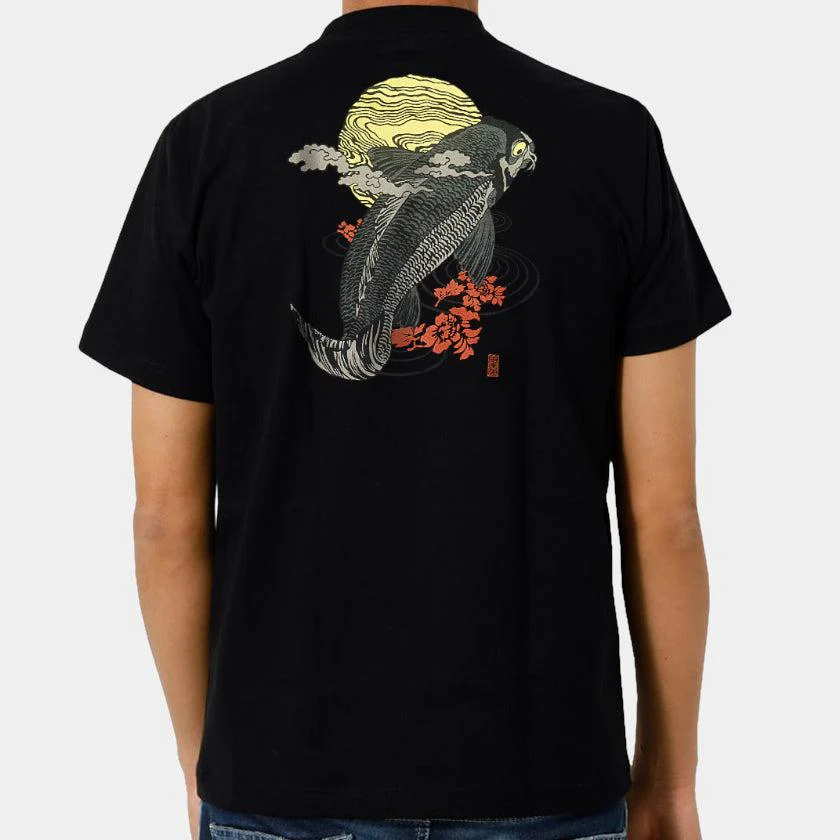 【Tシャツ】朧月 | シルクスクリーンプリント - Image 3