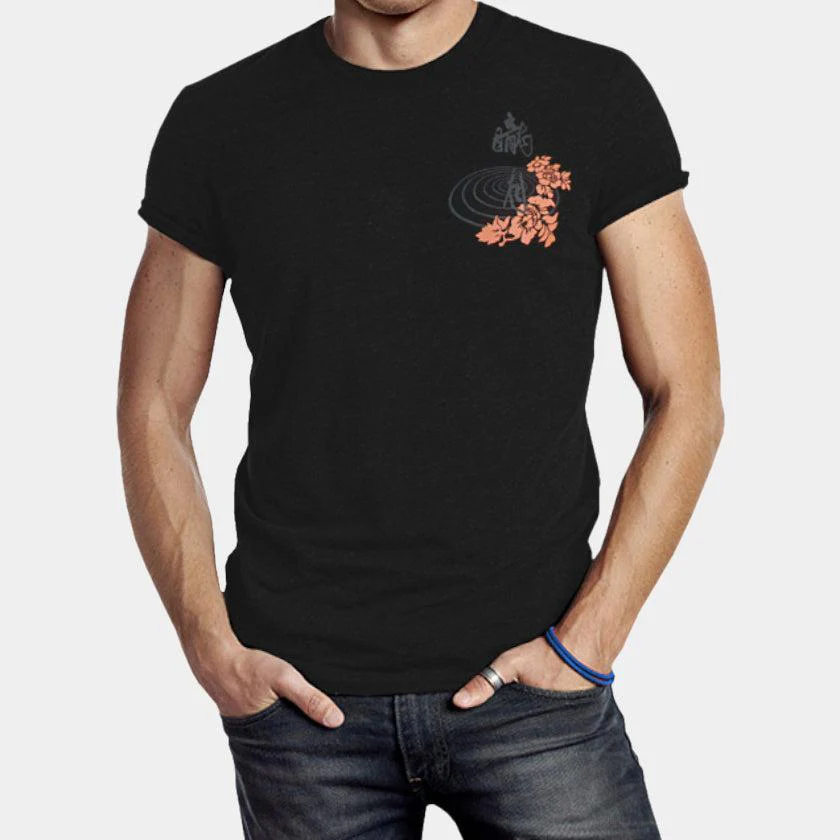 【Tシャツ】朧月 | シルクスクリーンプリント - Image 4