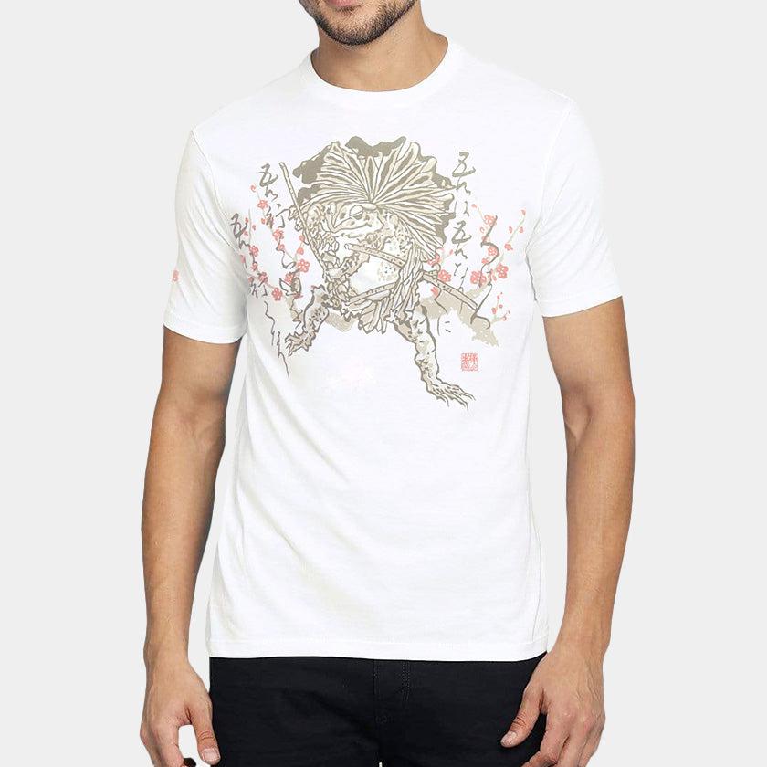【Tシャツ】侍蛙 | シルクスクリーンプリント - Image 4