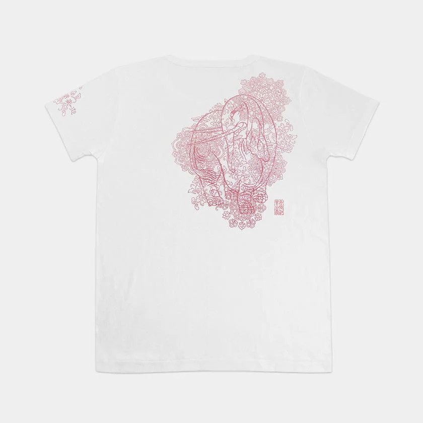 【Tシャツ】小鳥と象 | シルクスクリーンプリント - Image 10