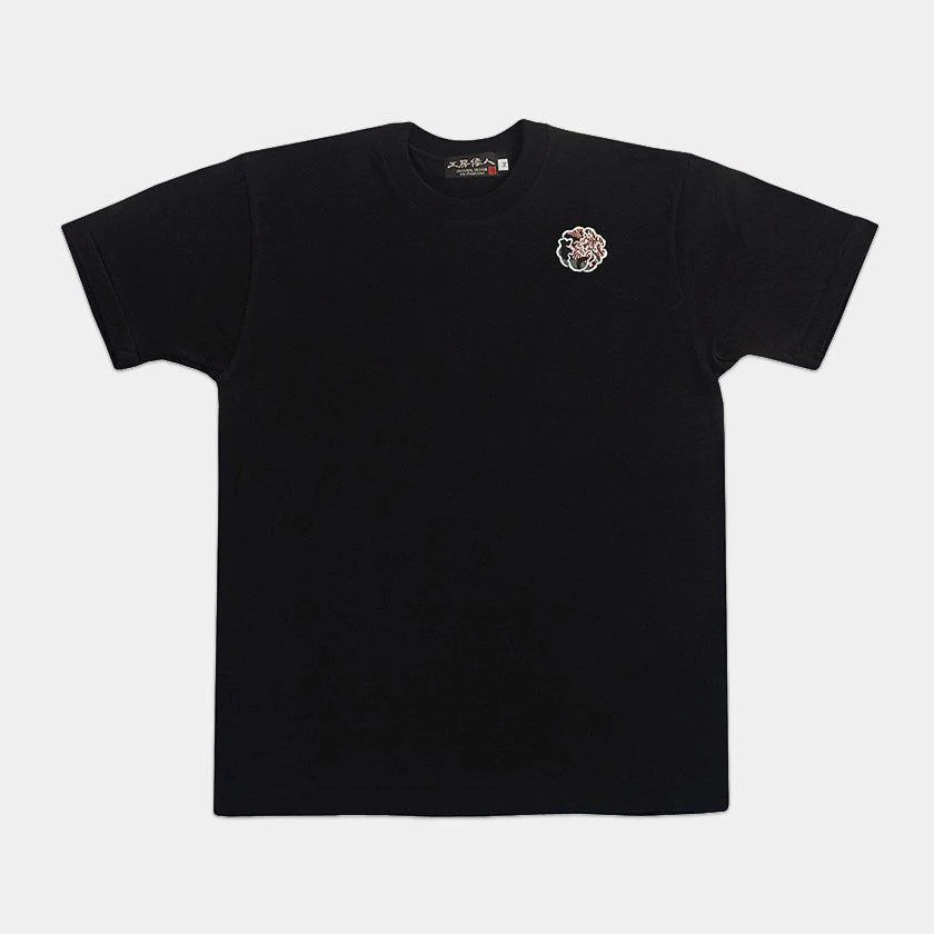 【Tシャツ】唐獅子牡丹 | シルクスクリーンプリント - Image 9