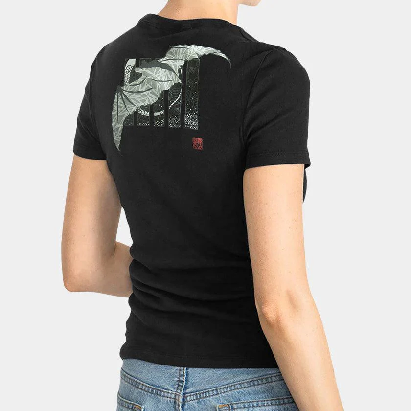 【Tシャツ】夕顔 | シルクスクリーンプリント - Image 3