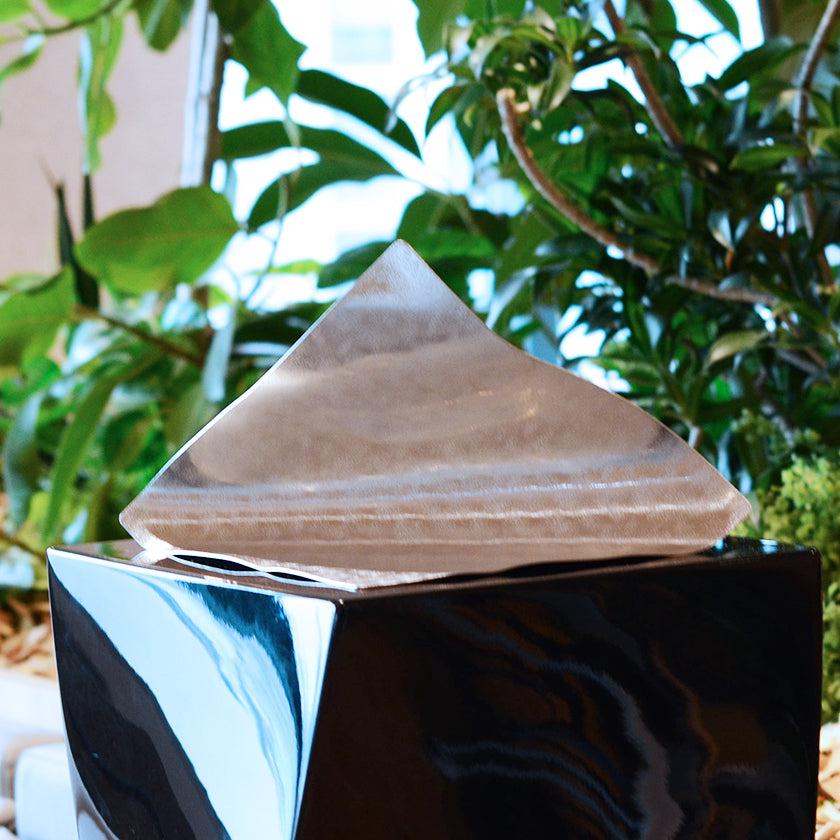 【お皿】すずがみ 24×24cm かざはな | 高岡銅器 - Image 3