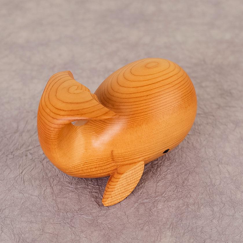 【置物】 くじら | 一位一刀彫 | 鷲塚浩 - Image 8