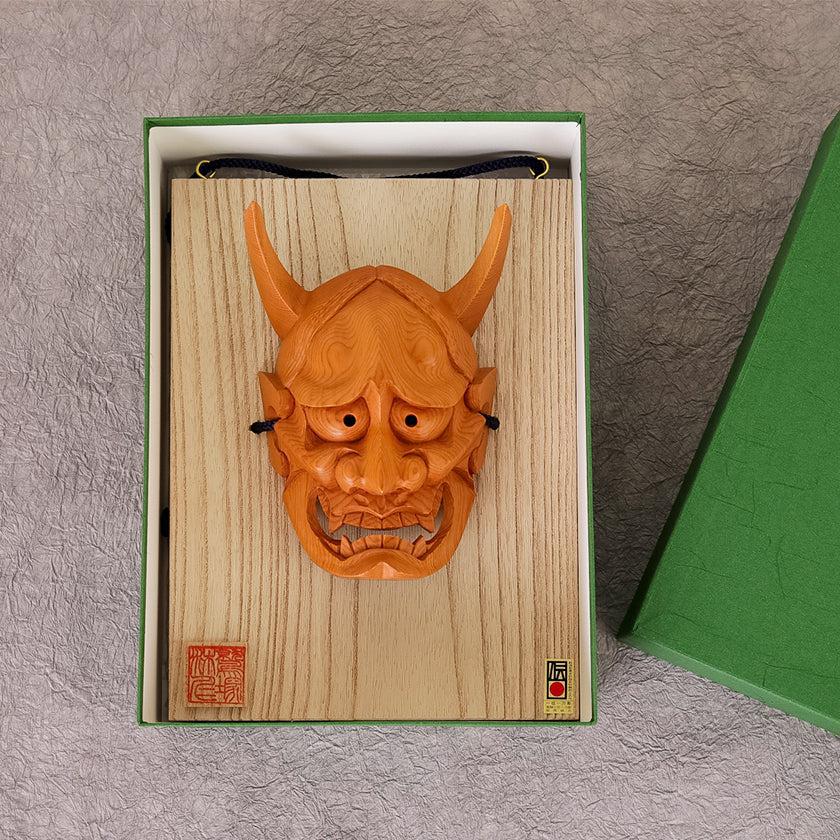 【置物】 般若面（５寸） | 一位一刀彫 | 鷲塚浩 - Image 11