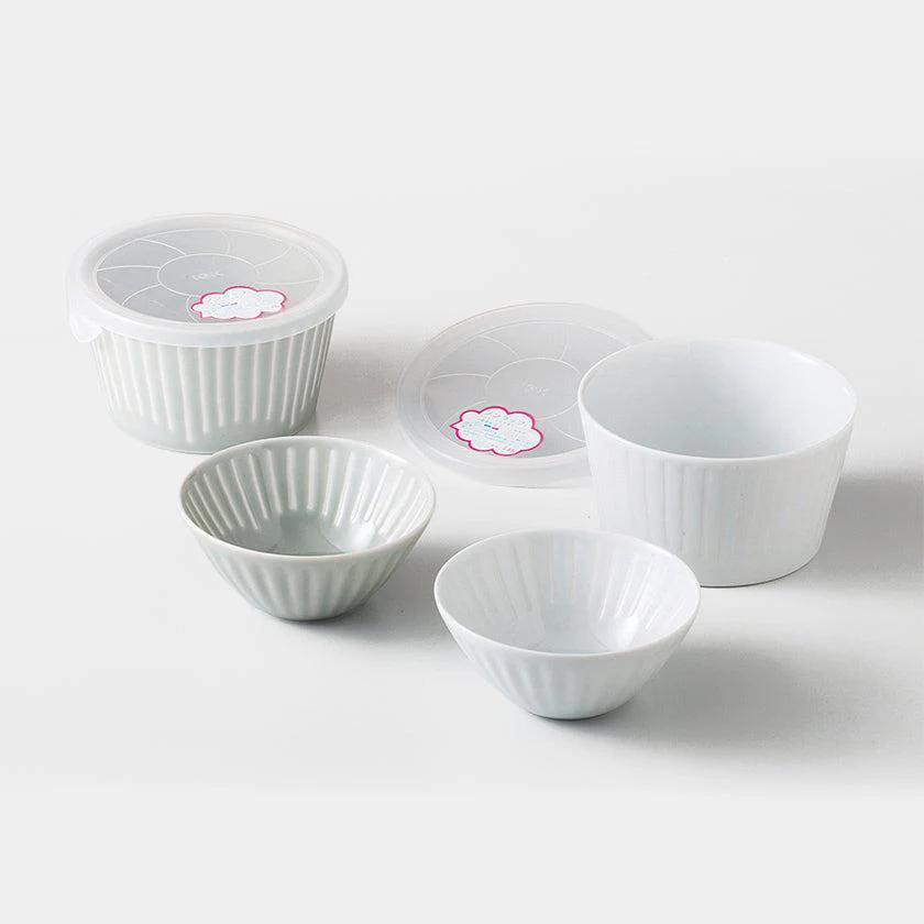 【ボール 4点セット】花ふわり ピクルスセット | 波佐見焼 | 西海陶器 - Image 2
