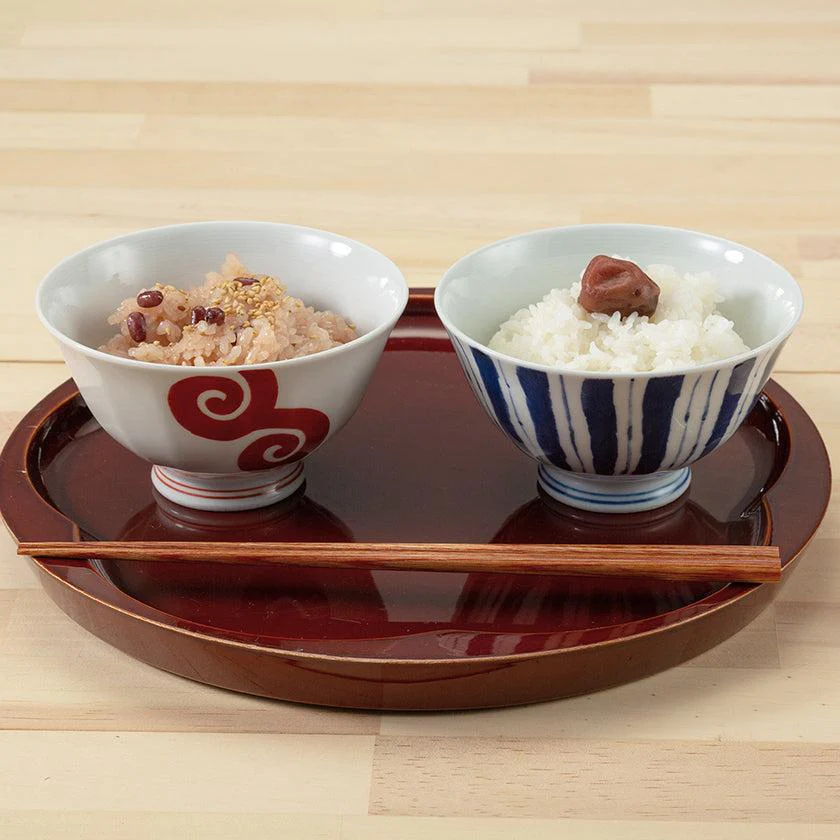 【茶碗 5個セット】染錦モダン 飯碗揃 | 波佐見焼 | 西海陶器 - Image 2