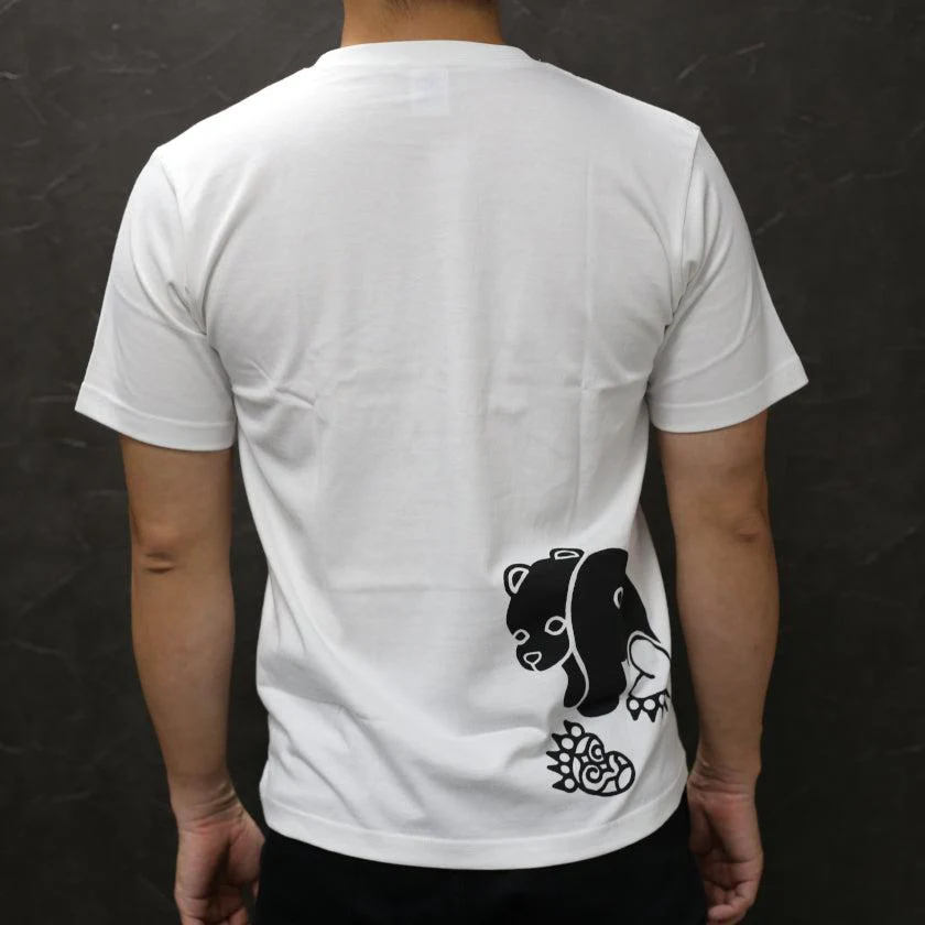 【Tシャツ】ハポネタイ 白 | アイヌ工芸 - Image 4