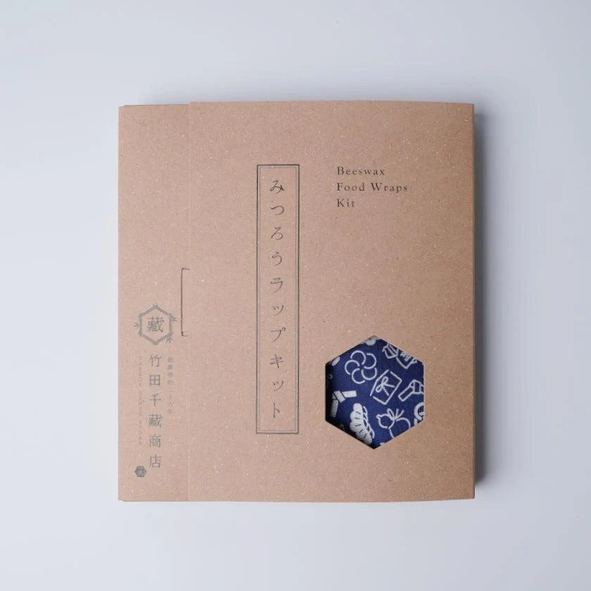 【蜜蝋ラップ】京小紋藍 | 体験キット | 竹田千蔵商店 - Image 4