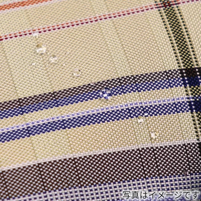 【ポーチ】撥水加工 西陣織シルク がばっと開くアクセサリーポーチ マルチチェック (スカイブルー) | 西陣織 | Atelier Kyoto Nishijin - Image 11