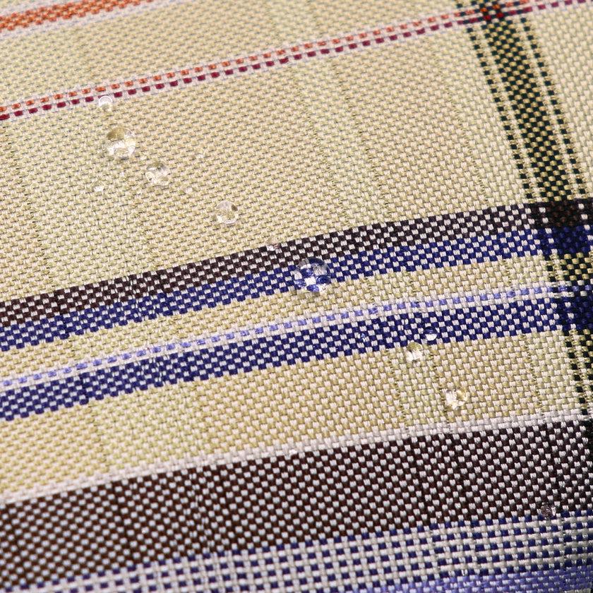 【ポーチ】撥水加工 西陣織シルク がばっと開くアクセサリーポーチ マルチチェック (ライトイエロー) | 西陣織 | Atelier Kyoto Nishijin - Image 7
