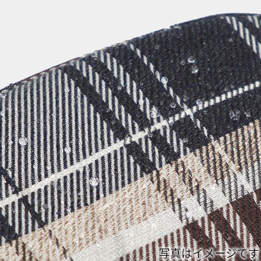 【ショルダーバッグ】撥水加工 西陣織シルク がま口 タータンチェック (ベージュ) | 西陣織 | Atelier Kyoto Nishijin - Image 9