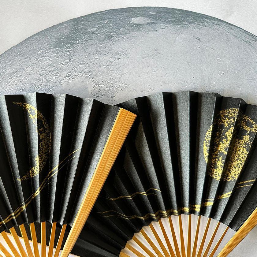 【扇子】月想扇  三日月想 | 唐紙 | 景美風月 - Image 9