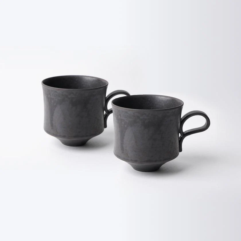 【マグカップ】Mat  (角) 黒 | 京焼・清水焼 | fuuu - Image 5