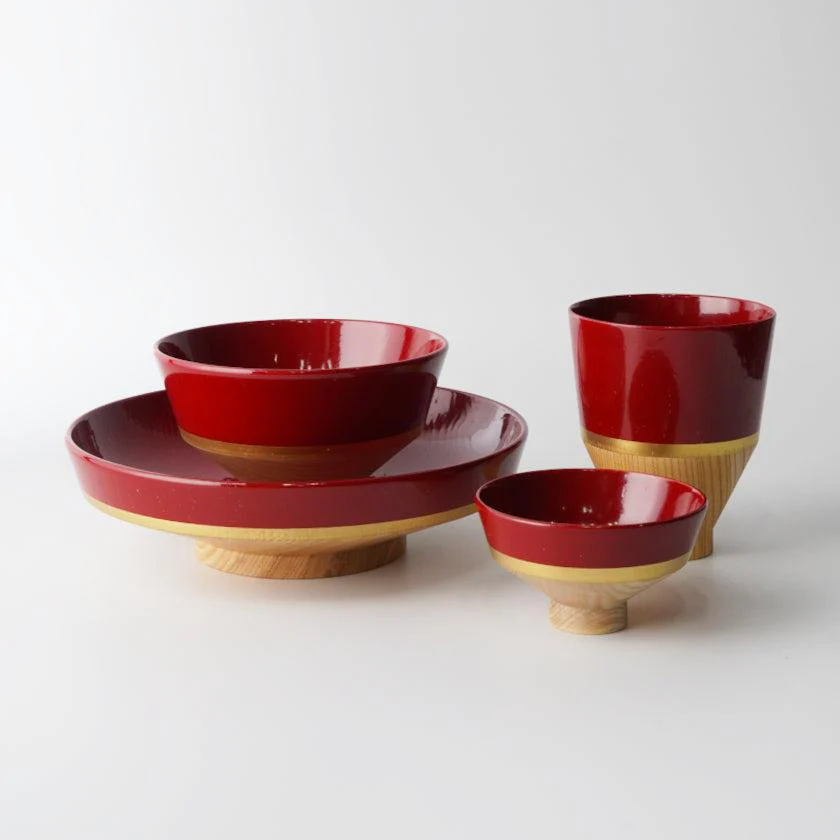 【お皿】KOROMO 4点セット (浅鉢、お椀、おちょこ、カップ) | 漆器 | isuke - Image 15