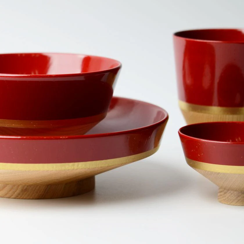 【お皿】KOROMO 4点セット (浅鉢、お椀、おちょこ、カップ) | 漆器 | isuke - Image 16