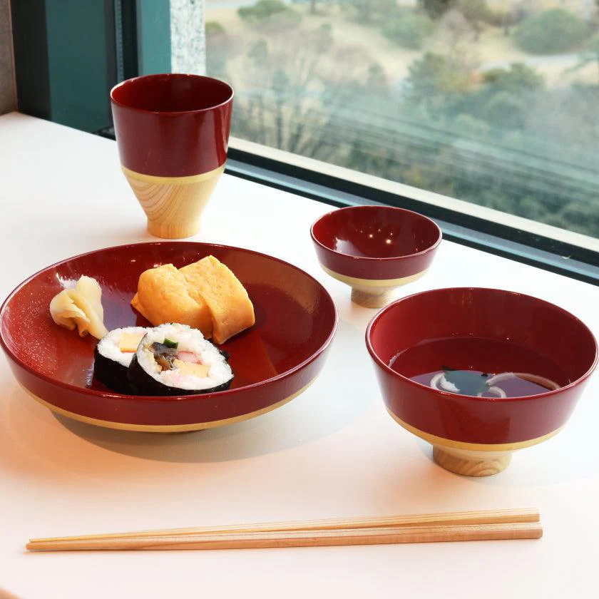【お皿】KOROMO 4点セット (浅鉢、お椀、おちょこ、カップ) | 漆器 | isuke - Image 2
