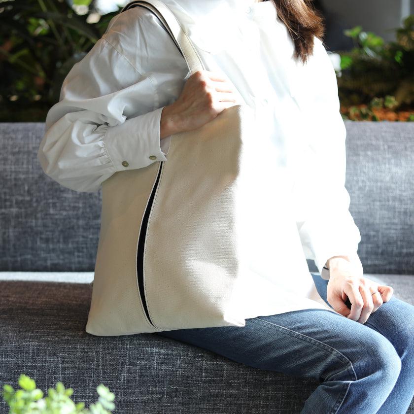 【トートバッグ】ougi pleats 帆布 M | 布アート | KOSHO - Image 5