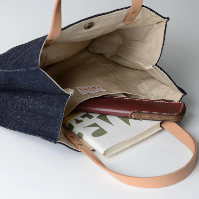 【トートバッグ】ougi denim CH | 布アート | KOSHO - Image 8