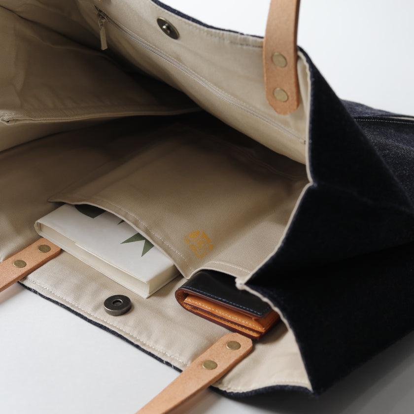 【トートバッグ】ougi denim WH | 布アート | KOSHO - Image 11