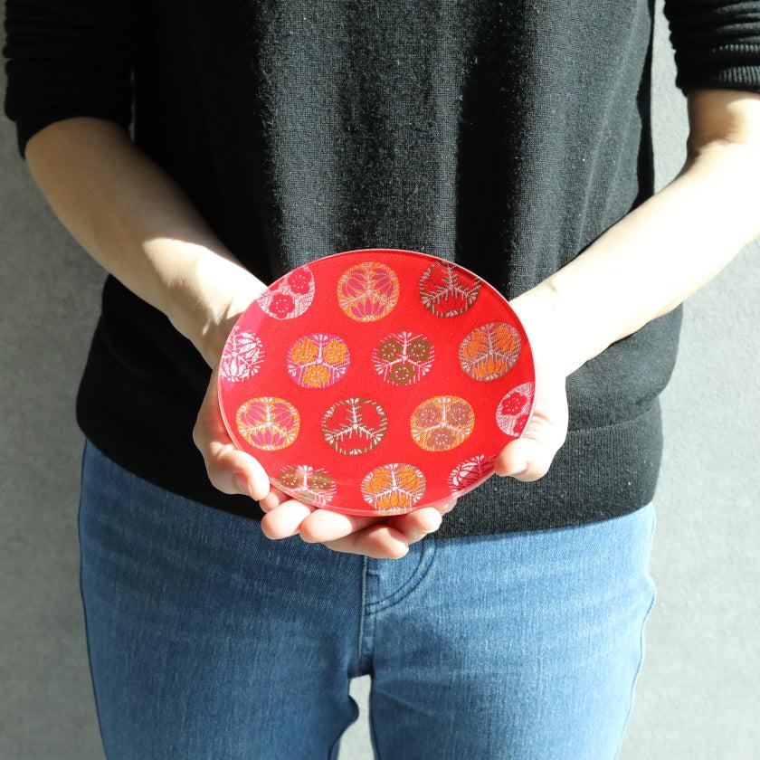 【皿】丸皿 鞠 | 西陣織 | 江村商店 - Image 4