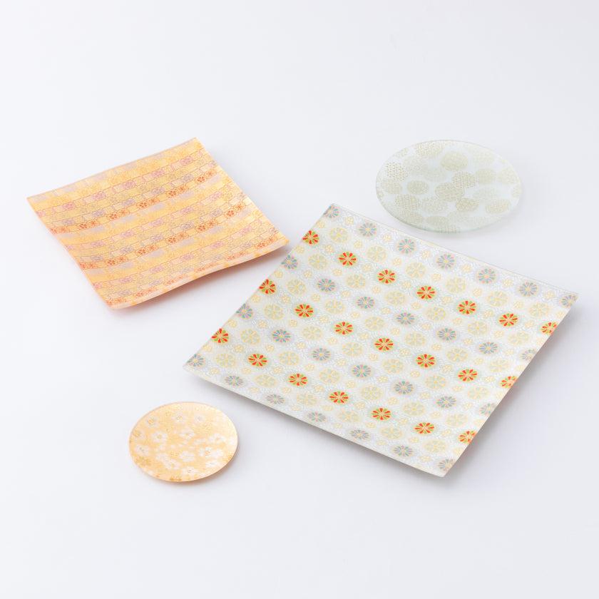 【皿】角皿 菊 | 西陣織 | 江村商店 - Image 6