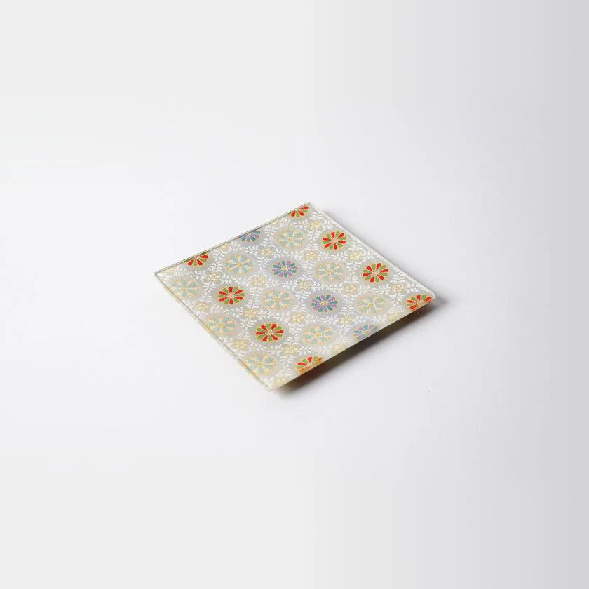 【皿】角皿 菊 | 西陣織 | 江村商店 - Image 8