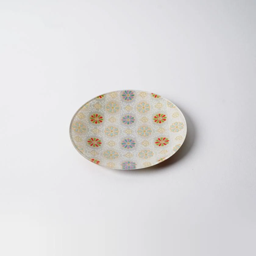 【皿】丸皿 菊 | 西陣織 | 江村商店 - Image 8