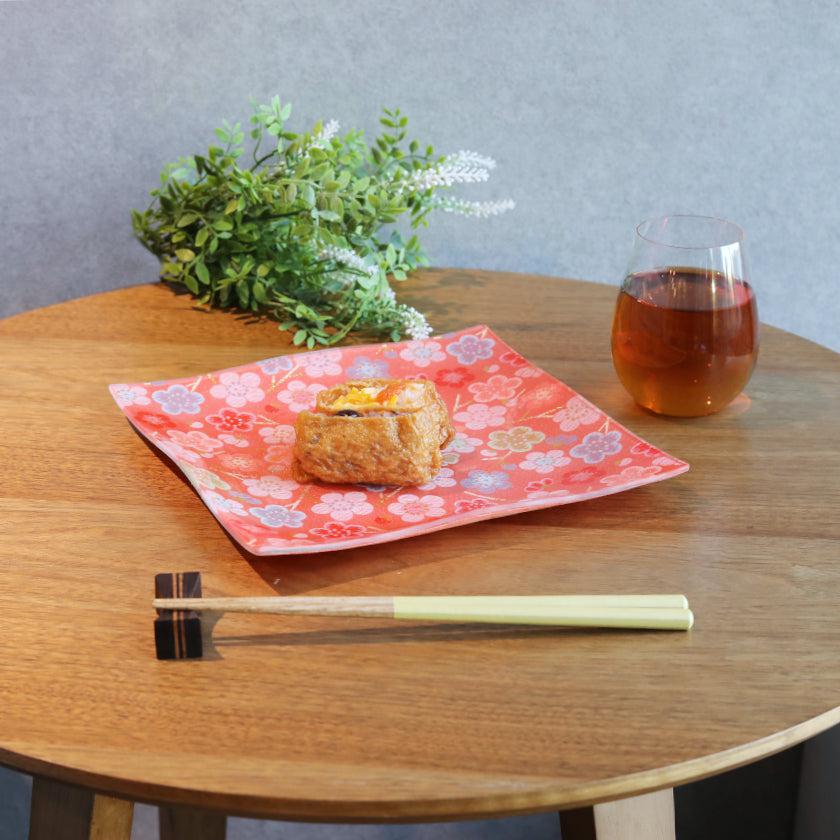 【皿】角皿 梅 | 西陣織 | 江村商店 - Image 2