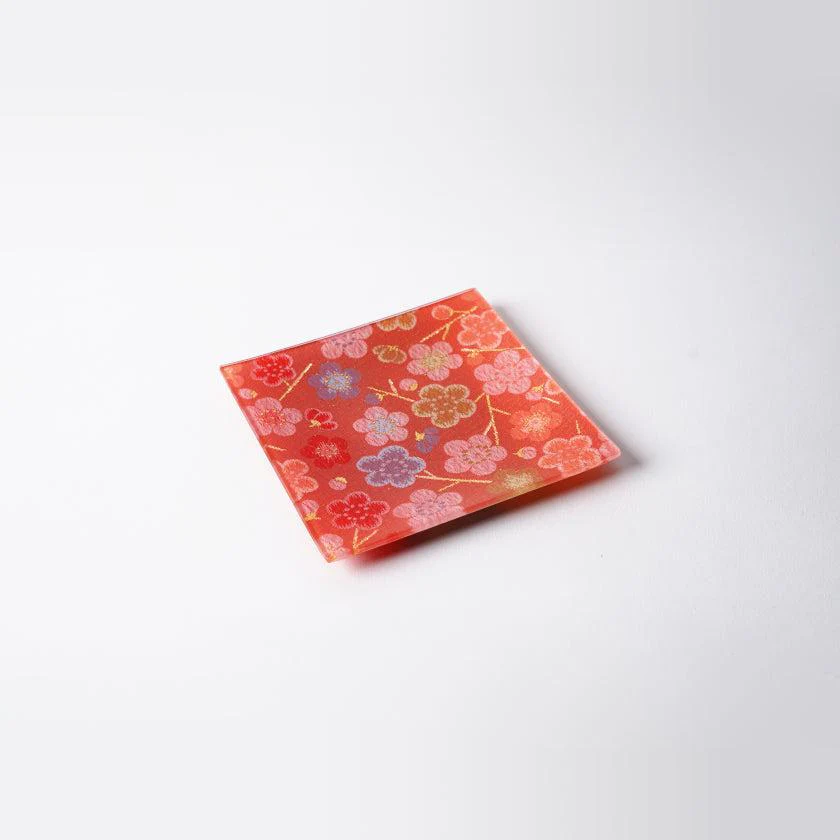 【皿】角皿 梅 | 西陣織 | 江村商店 - Image 8
