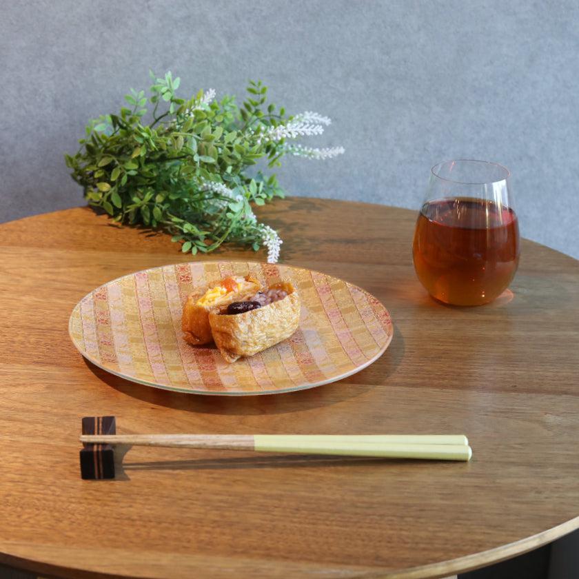 【皿】丸皿 花月 | 西陣織 | 江村商店 - Image 3