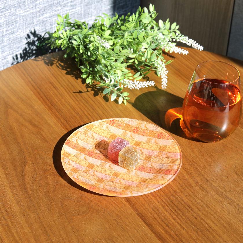 【皿】丸皿 花月 | 西陣織 | 江村商店 - Image 5