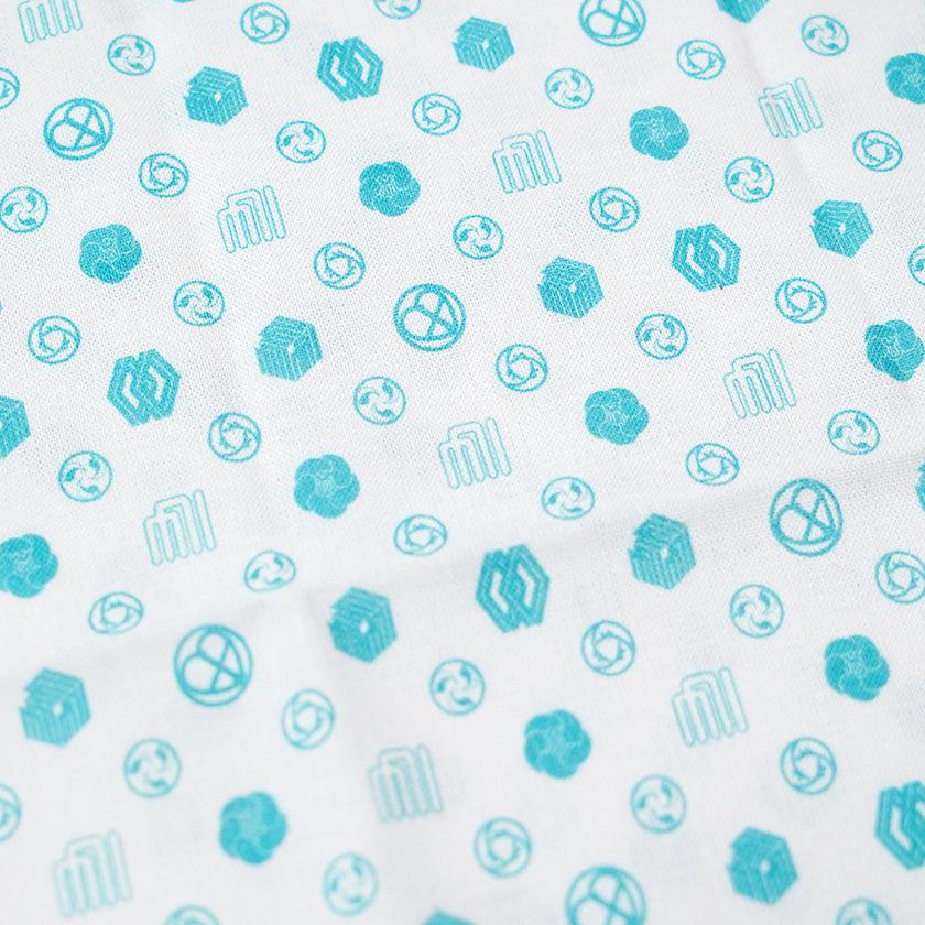 【手ぬぐい】ブルー × 白地 | 伊勢木綿 | 初音工房（売切れ次第完売） - Image 4