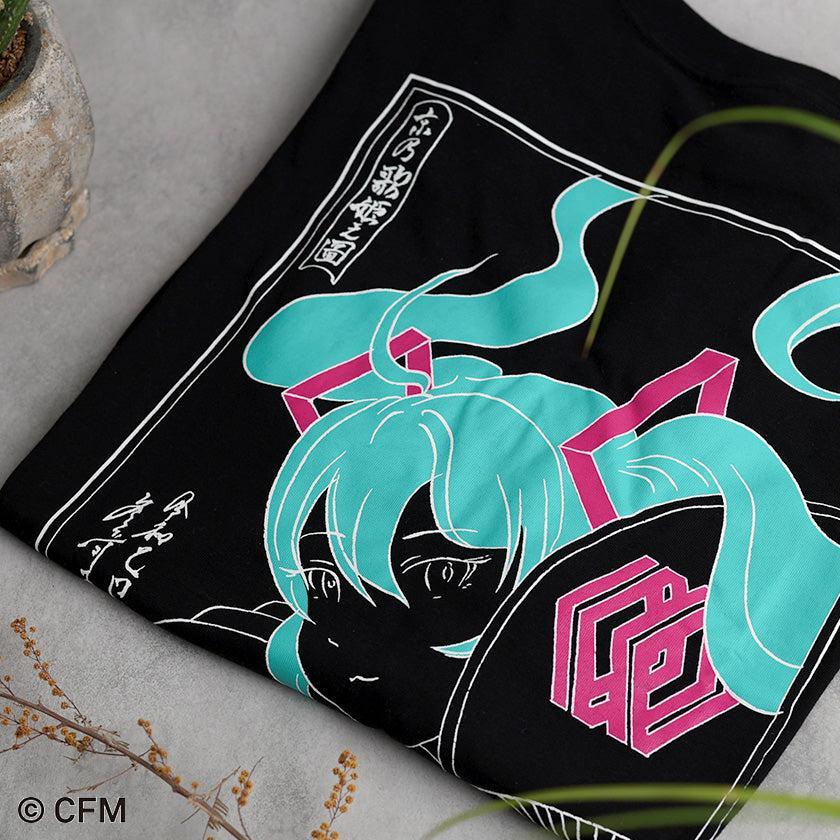 【Tシャツ】黒 | 手捺染 | 初音工房 - Image 2