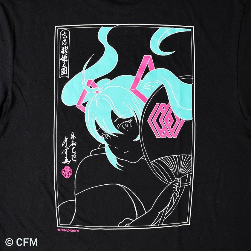 【Tシャツ】黒 | 手捺染 | 初音工房 - Image 6
