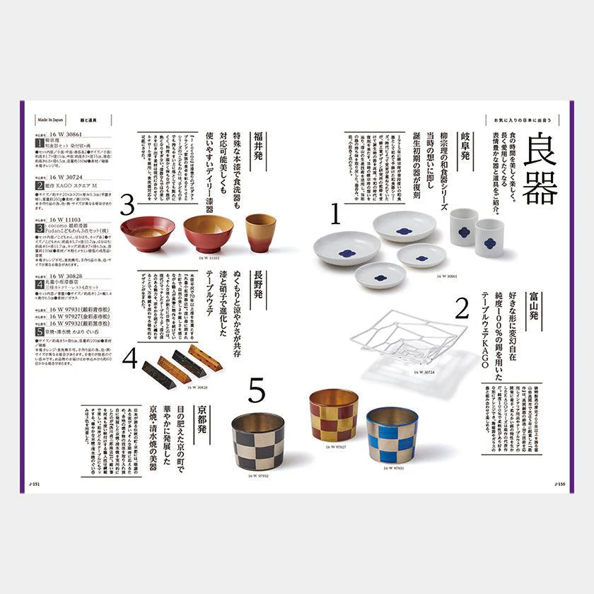 【カタログギフト (日本製品)】冊子 MADE in JAPAN -メイドインジャパン- MJ16 - Image 4