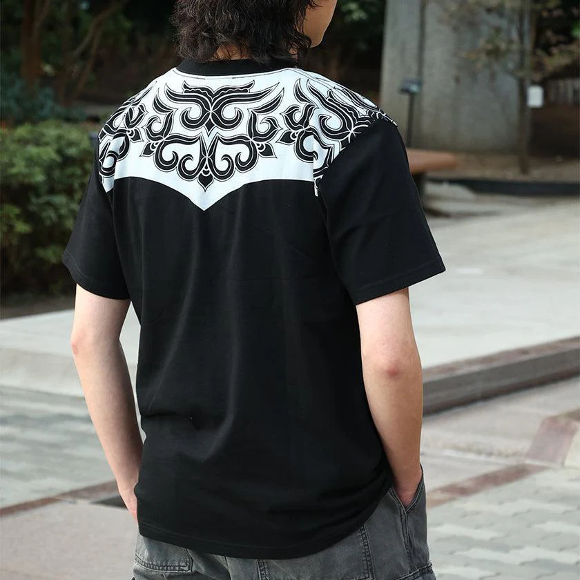 【Tシャツ】アイヌ文様TシャツB | アイヌ工芸 | CIKARPE AKAN - Image 4